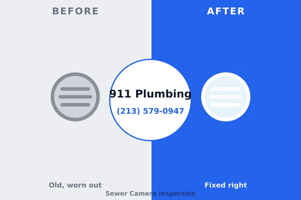 Before and after: plumbing repair Atkins, IA